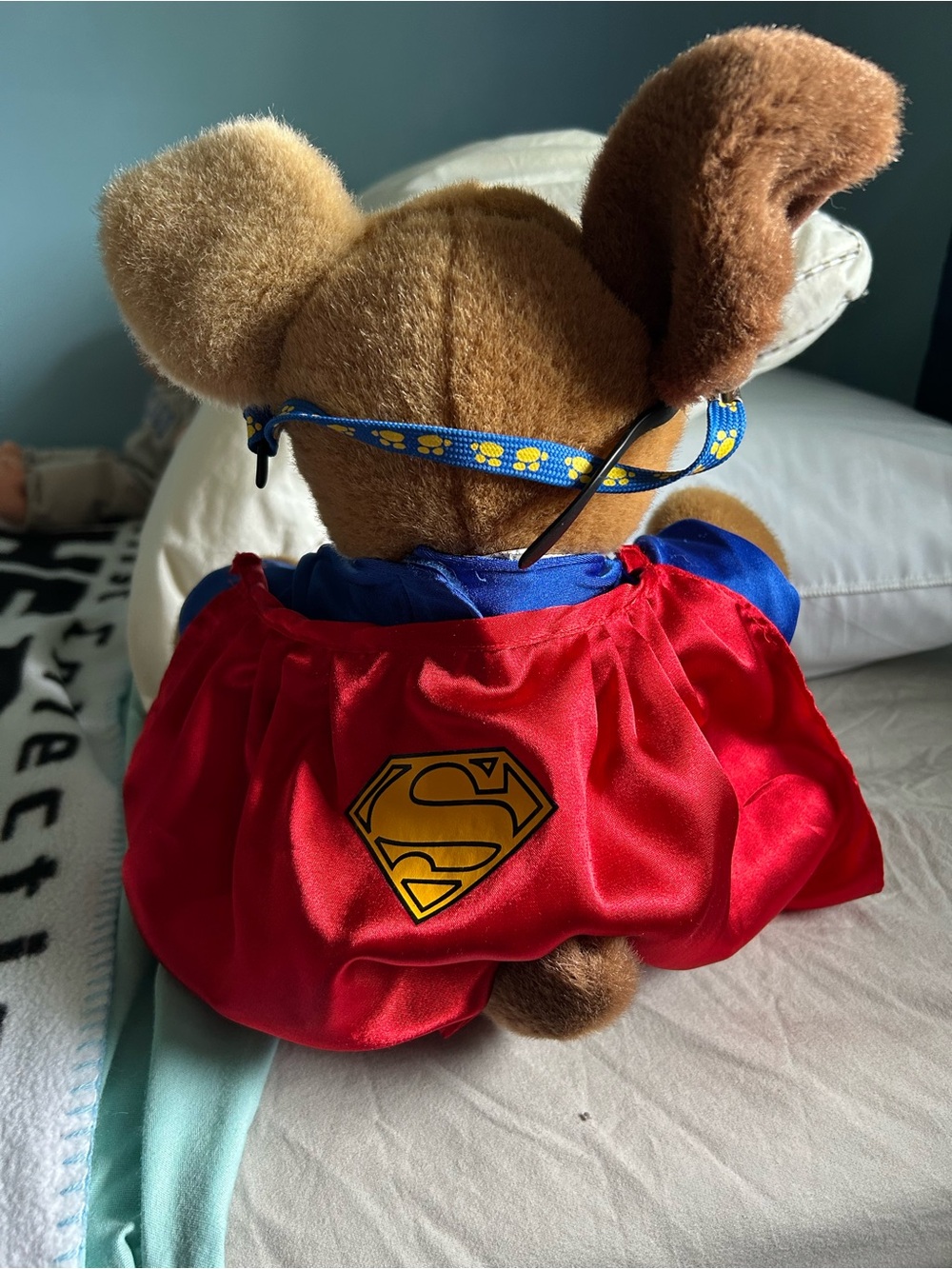Build a Bear Dog with Superman outfit - Picture 2 of 5